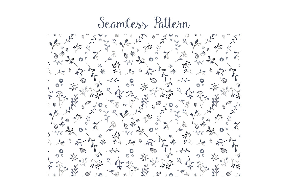 Watercolor Elements Bundle, a Texture Illustration by studio m (Photo 3 of 9)