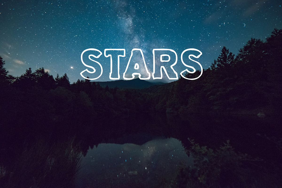 Summer Outline Font, a Slab Serif Font by vladocar (Photo 7 of 9)