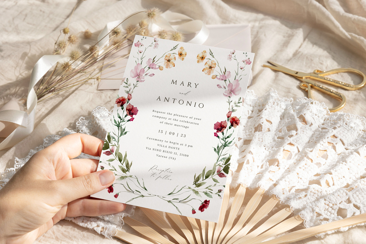 Blush Burgundy Flower, a Decorative Illustration by heyiamalice (Photo 8 of 9)