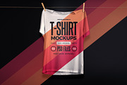 Studio T-Shirt Mockups, a Shirt Mockup by Indieground Design Inc. (Thumbnail 1 of 6)