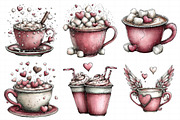 Valentine Vibes Cocoa Clipart, an Illustration by Daily.Designs (Thumbnail 3 of 7)