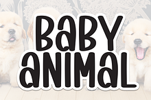 Baby Animal | Script Font