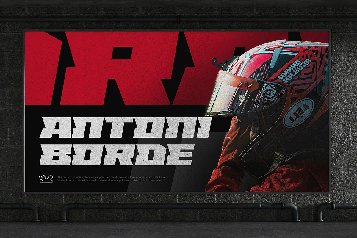 Voltpace - Modern Bold Sport Italic, a Sans Serif Font by Typia Nesia (Photo 7 of 11)