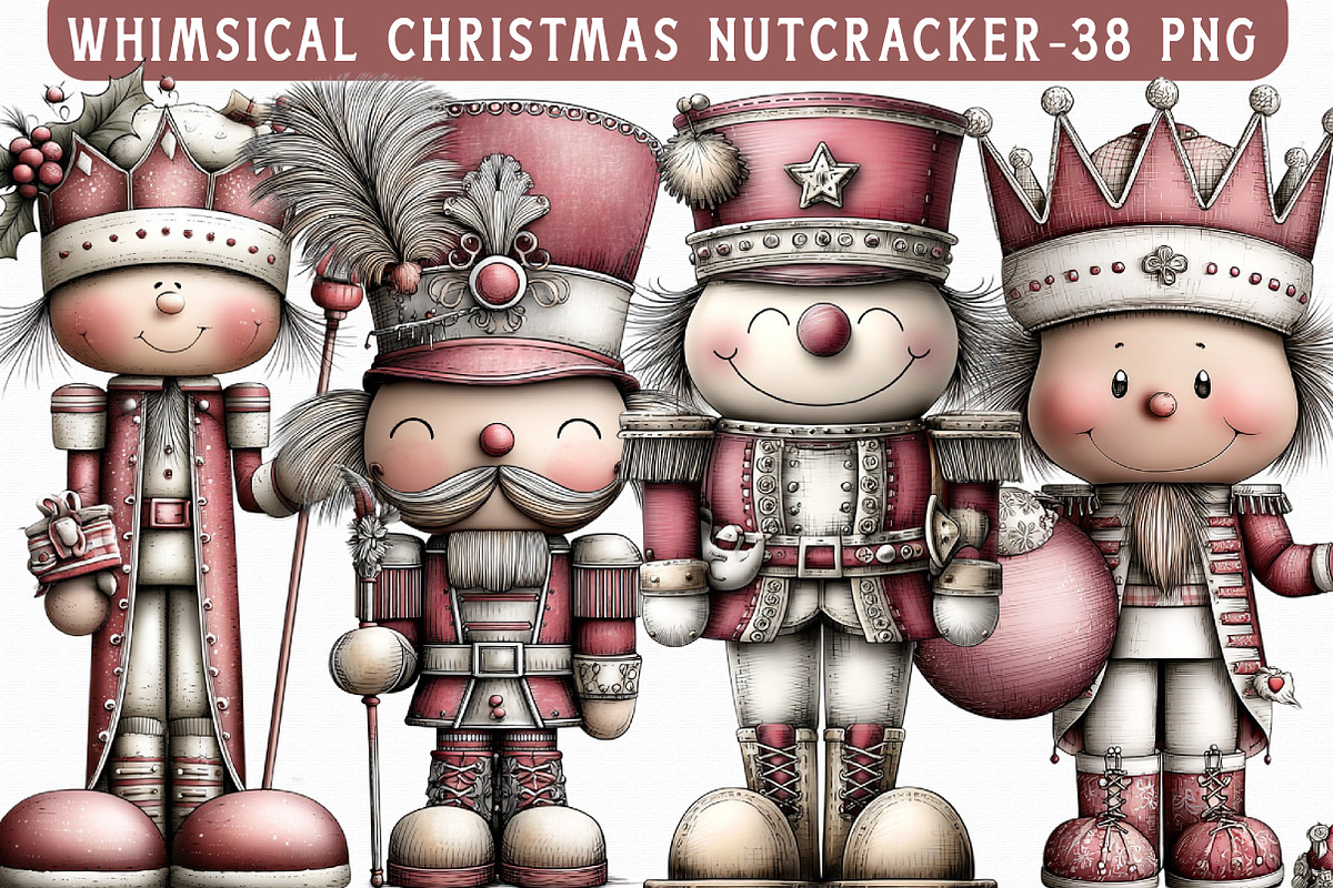 Whimsical Christmas Nutcracker Clipa, an Illustration by Libby Wishes (Photo 1 of 7)
