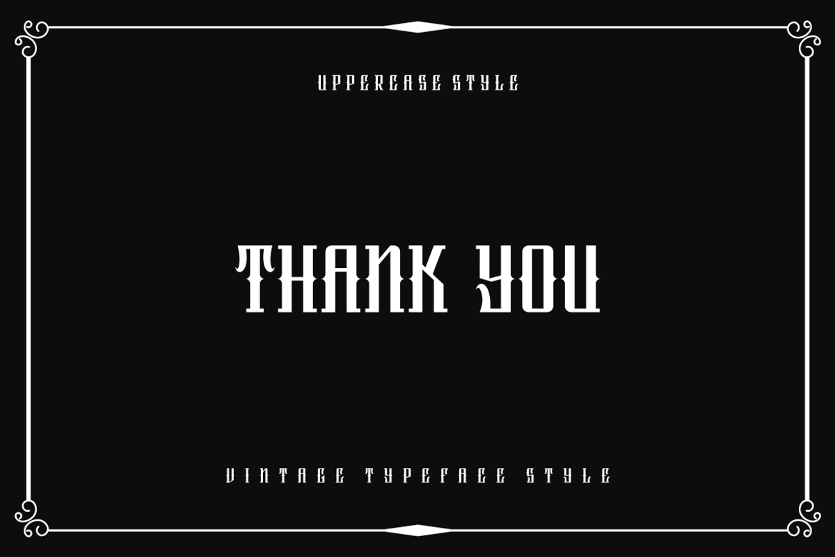 The Zetres Font, a Blackletter Font by majesticlogo (Photo 6 of 6)