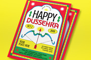 Happy Dussehra Flyer, a Flyer Template by graphicook (Thumbnail 2 of 3)
