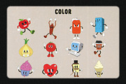 Retro Cartoon Character Collection, an Illustration by Shyeno (Thumbnail 2 of 18)