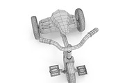 Old Tricycle, a Cars & Vehicle 3D Model by Tedi Permana (Thumbnail 7 of 7)