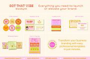 Ultimate Funky Branding Kit, a Branding & Logo Template by Hell Yeah Designs (Thumbnail 4 of 13)
