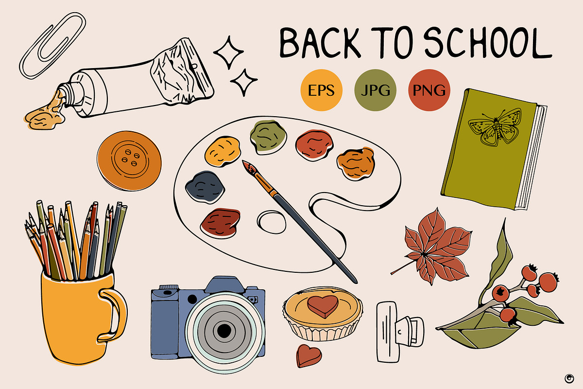 Back to school, an Object Illustration by Olillia (Photo 5 of 5)