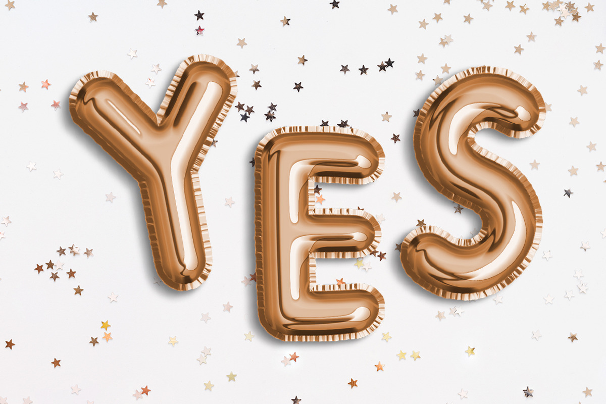 Foil Balloon Letters, an Object Graphic by Evlogiev Studio (Photo 7 of 7)
