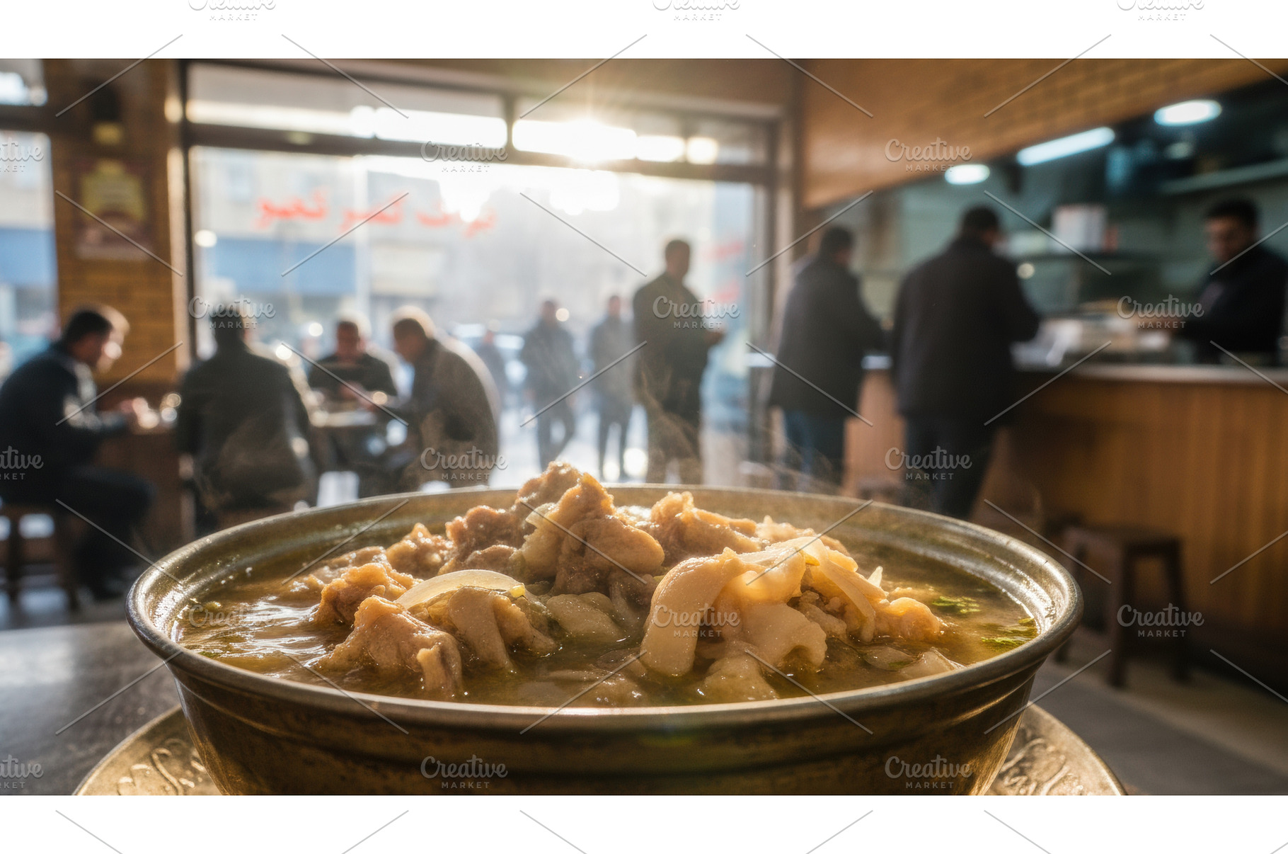 Steaming hot bowl of traditional, a Food & Drink Photo by Igor Tichonow