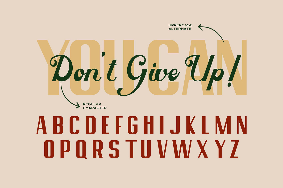 Rancok - Retro Script Font Duo, a Script Font by Imoodev (Photo 3 of 5)