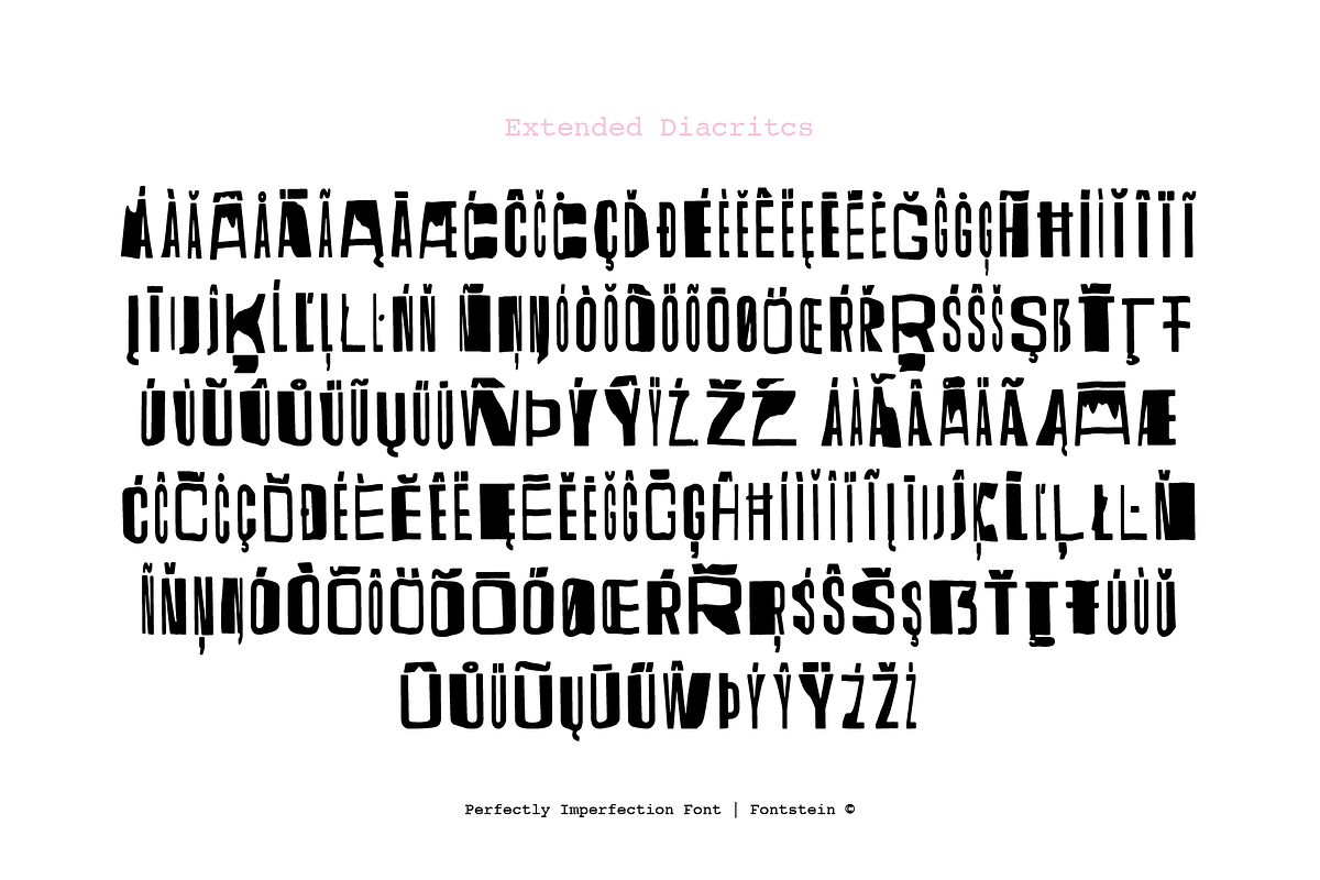 Perfectly Imperfection - Display font