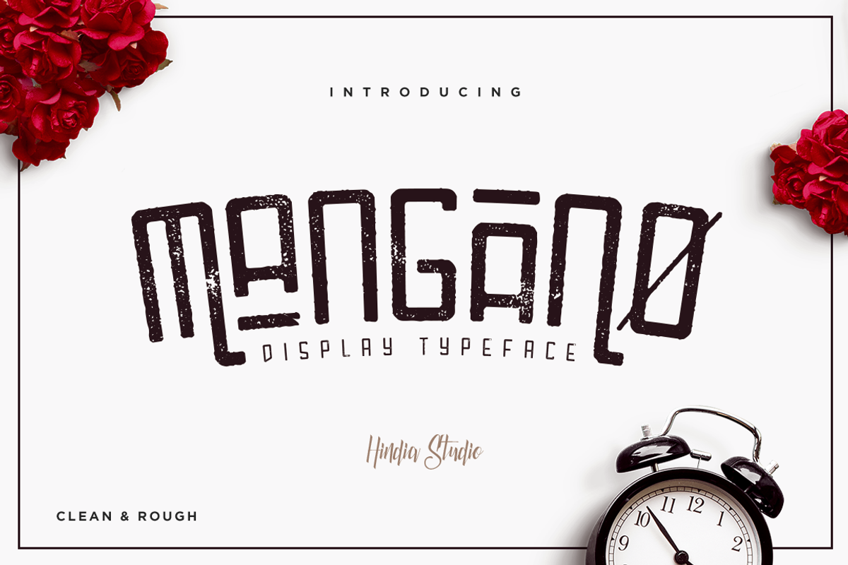 Mangano Font, a Font by Hindia Studio (Photo 1 of 6)
