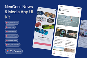 NexGen - News & Articles App UI Kit