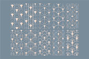 FishScale ArtDeco Patterns V4, a Pattern Graphic by Firowerk (Thumbnail 4 of 4)
