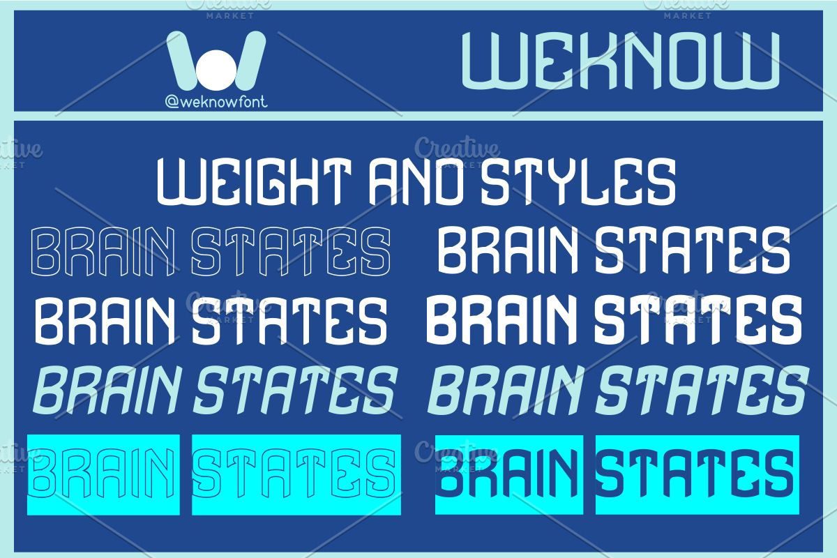 Brain States font, a Font by weknow (Photo 7 of 8)