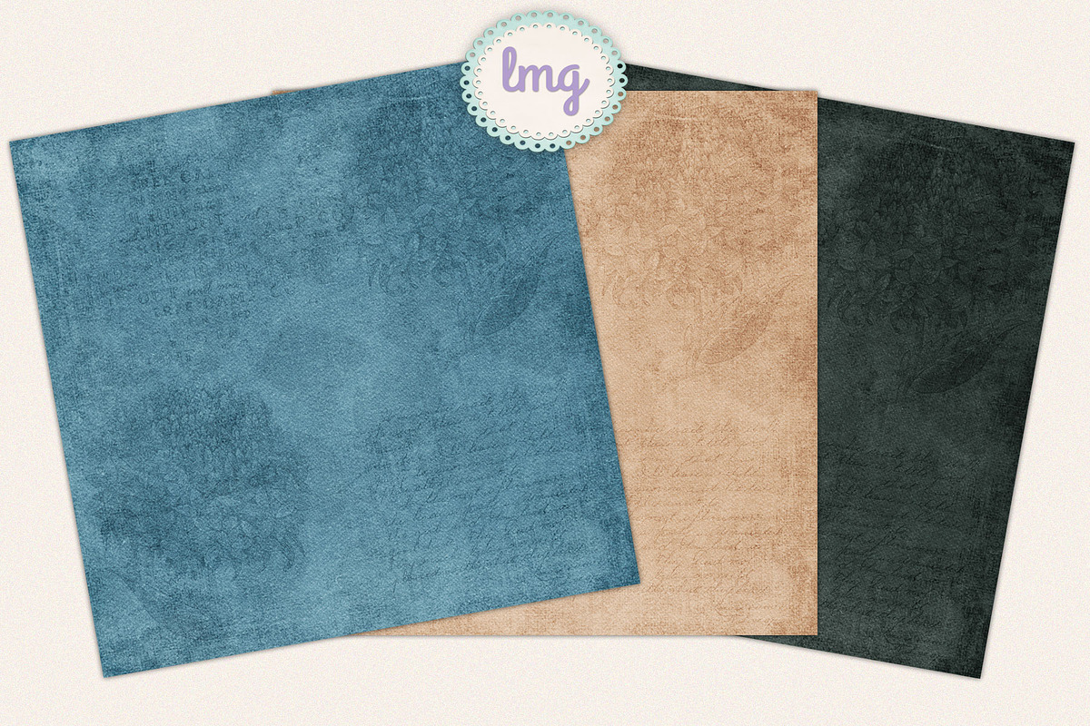 Fall Evening Scrapbook Papers, a Pattern Graphic by Lavender Mint Graphics (Photo 4 of 5)