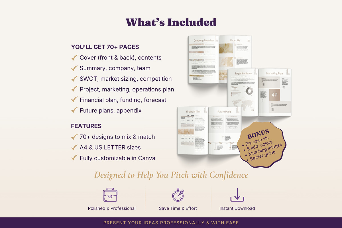 Business Plan Bundle 2 Design Packs, a Brochure Template by B2 Studio (Photo 2 of 18)