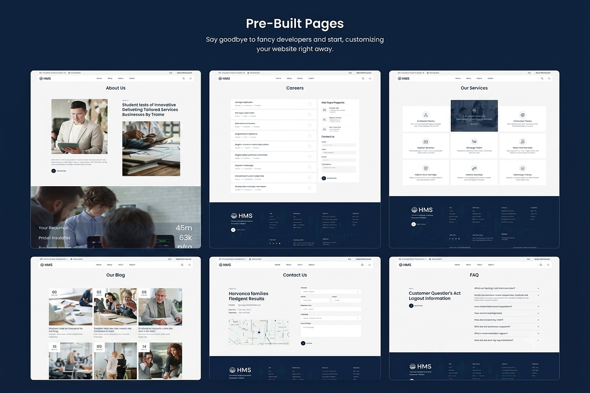 HMS - Business WordPress Theme, a WordPress Template by ThemesRain (Photo 3 of 3)