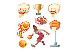 Vector Basketball Set - Sportsman