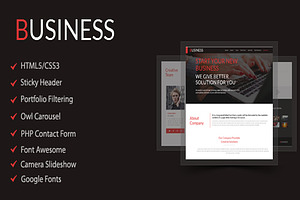 Business & Financial HTML Template