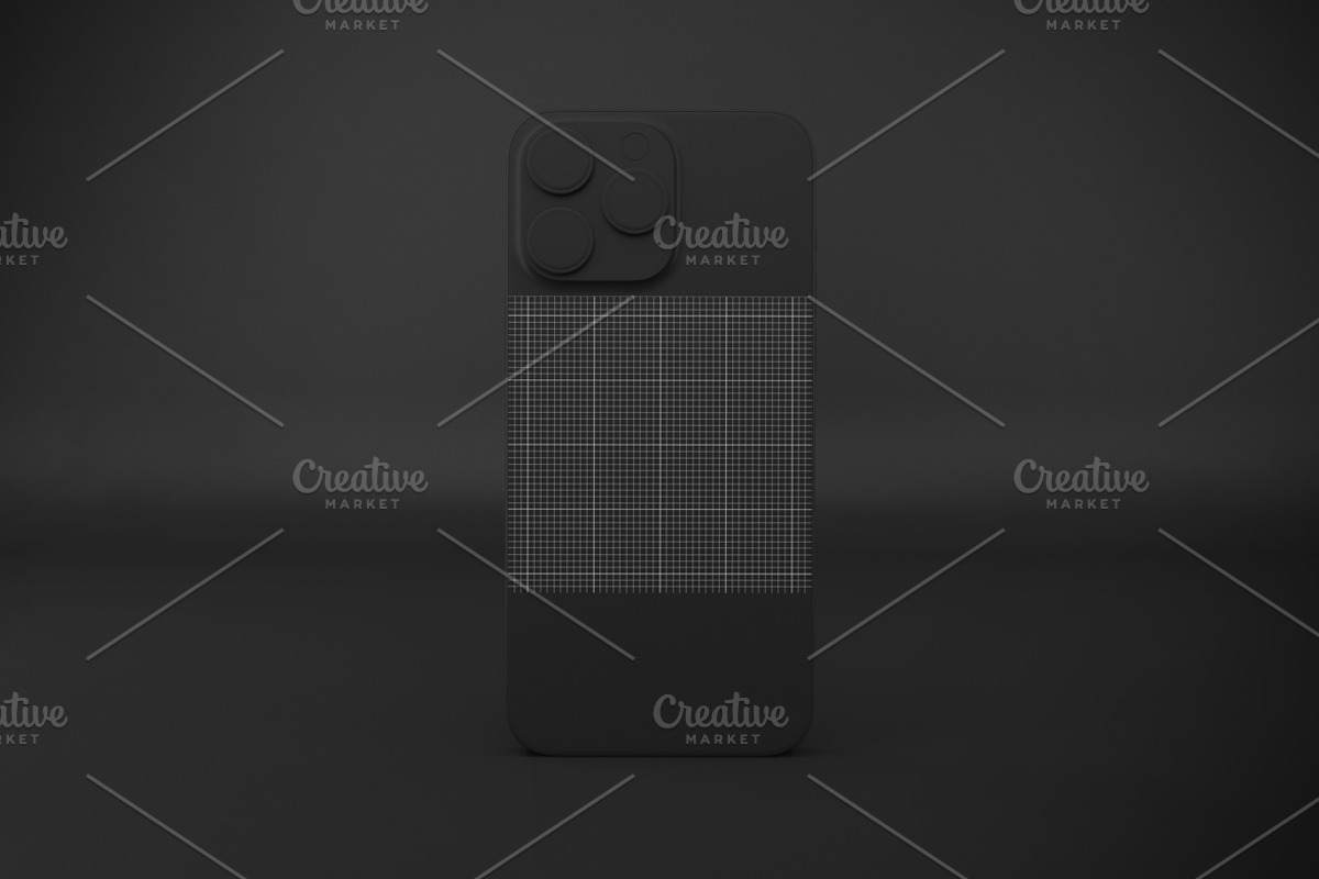 Clay iPhone 16 Pro Max Mockup, an iPhone Mockup by Qaleb Studio