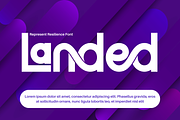 Represent Resilience - Art Deco Font, a Sans Serif Font by 177Studio (Thumbnail 5 of 8)