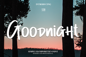 Goodnight Script Font