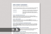 Employment Agreement / Contract, a Stationery Template by Anjum Ilyas (Thumbnail 1 of 4)