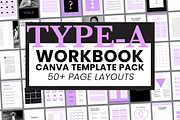 Editorial Workbook Canva Template, a Presentation Template by WorkShy Studio (Thumbnail 1 of 6)