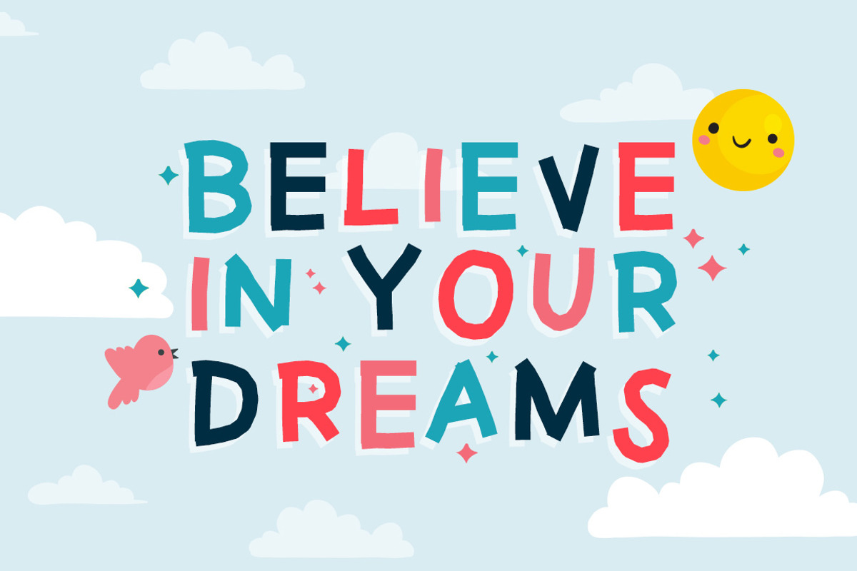 Papercut Font, a Sans Serif Font by Quirky Queen Media (Photo 2 of 5)
