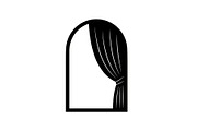 Window Curtain Silhouette Bundle, an Illustration by Creativeshirt (Thumbnail 21 of 51)