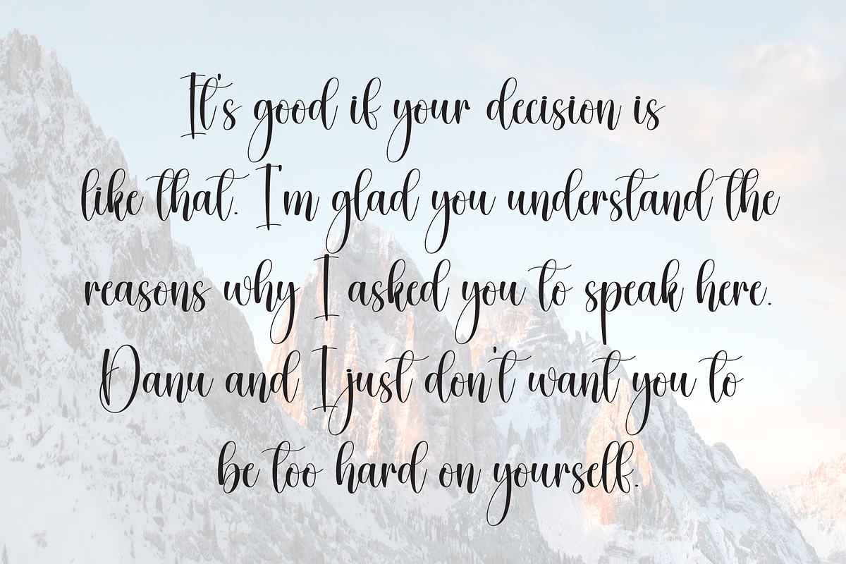 Cristian Angelina | Script Font, a Handwritten Font by Scratchones (Photo 6 of 9)