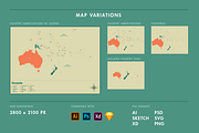 Oceania Vector Map, a Graphic by Ben Buysse (Thumbnail 4 of 5)
