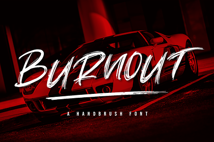 Handbrush Font, a Script Font by Graphue