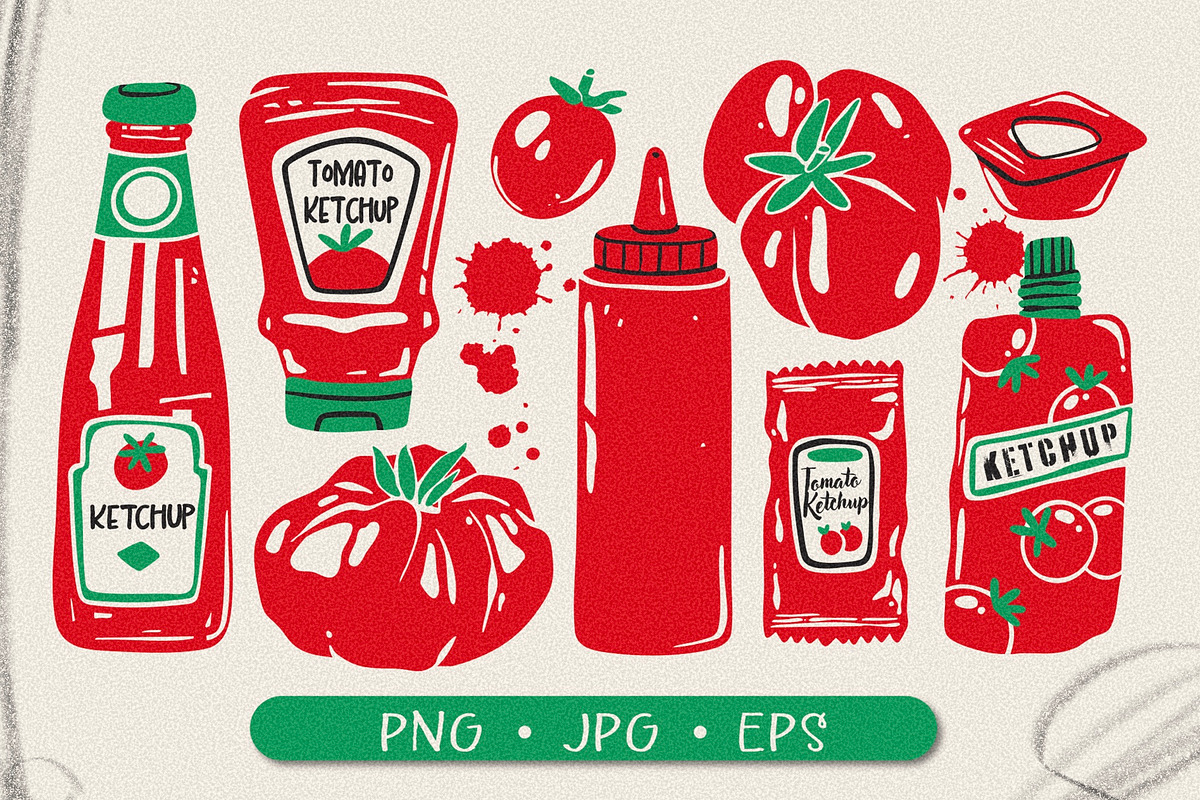 Tomato Ketchup, a Food Illustration by Twisted Tail (Photo 2 of 5)