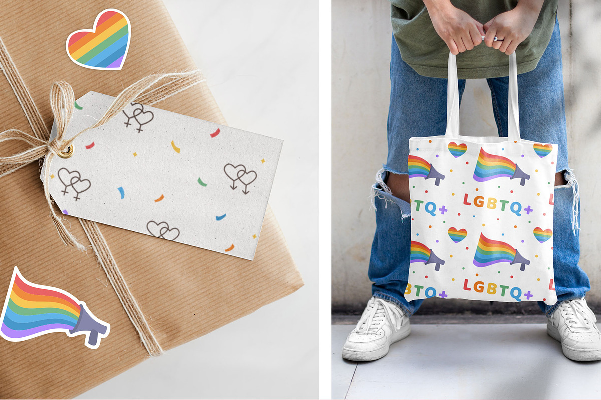 Pride Month LGBTQ+ Collection, a Decorative Illustration by millering (Photo 10 of 12)