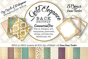 50 Gold Elegance Backgrounds & Bonus, a Pattern Graphic by Artfanaticus (Thumbnail 1 of 5)