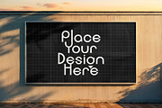 Outdoor Sunset Wall Billboard Mockup, an Advertising Mockup by smishura (Thumbnail 4 of 5)