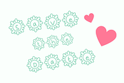 Flowery Font Duo, a Font by Aisyah (Thumbnail 2 of 5)