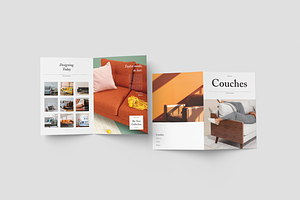 A4 Bifold Brochure Mockup Bundle 43