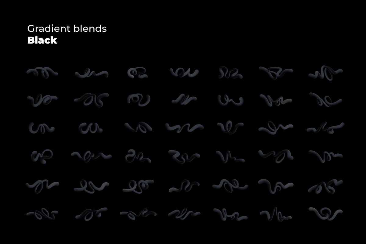Gradient Blend Shapes, an Object Graphic by PLSTD. (Photo 5 of 8)