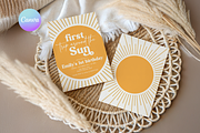 Sunshine First Birthday Invite, a Templates & Theme by VeliusCreativeStudio (Thumbnail 1 of 3)