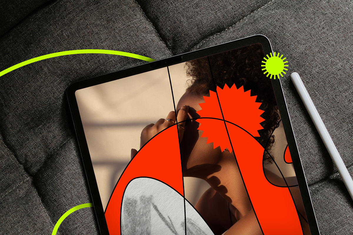 Contour edgy vector illustration, a Texture Graphic by Oleg and Katja (Photo 22 of 26)