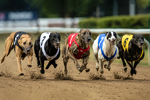 Greyhound Racing Competition, an Animal Photo by Hamza067