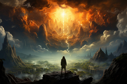 God in the clouds, a Photo by Pictures for you!!!!!!!!!