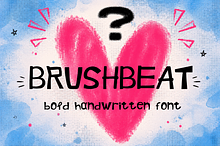 Brushbeat – Bold Handwritten Font