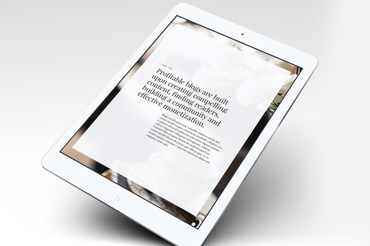 Infopreneur Minimal Ebook Template, a Magazine Template by Providence Studio (Photo 6 of 6)